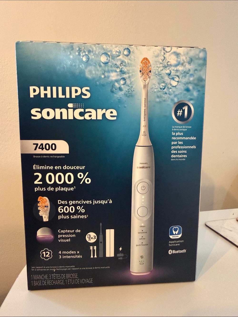 Philips Sonicare Electric Toothbrush - White and Blue Packaging